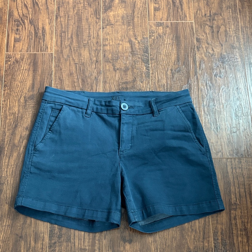 Kut from the Kloth Navy Casual Chino Bermuda Shorts